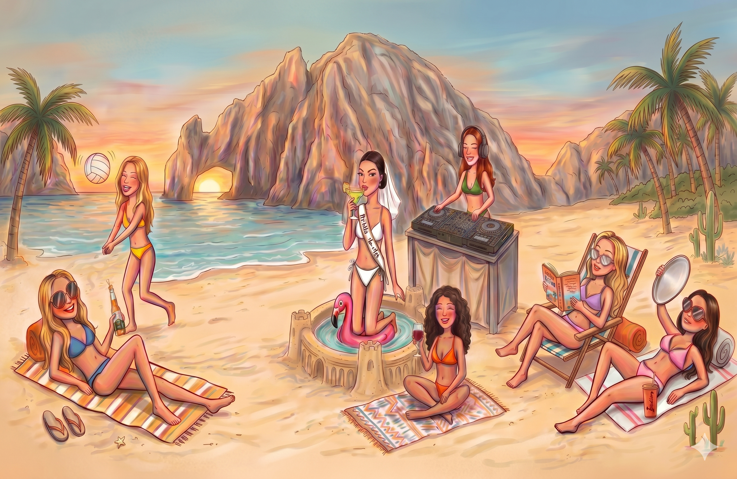 Beach illustration